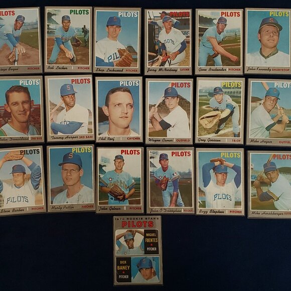 TOPPS 1970 LOT OF 548 BASEBALL CARDS W/47 HOF ALLEN RYAN MAYS CLEMENTE AARON 🐐 - Picture 12 of 12
